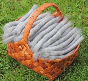 Rolags i korg kainuun harmas